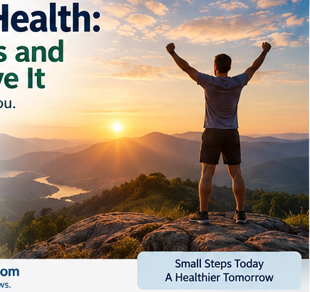 Metabolic health guide illustrating physical activity and sustainable lifestyle improvement